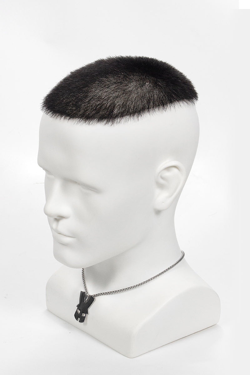 Kane Men's Hairpiece Hairstyle Jet Black #1