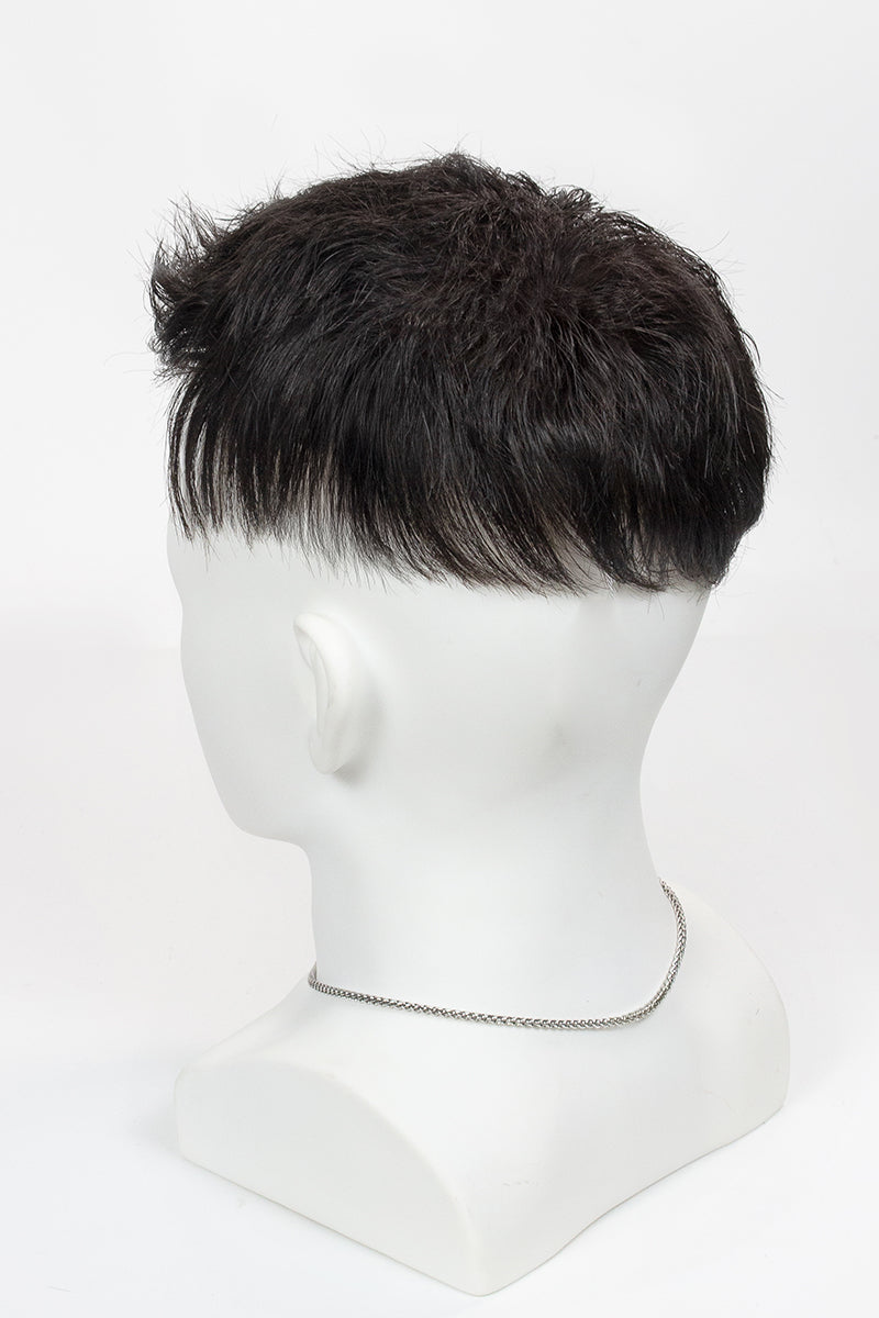 Alison Pre-Cut Men's Hairstyle Jet Black #1