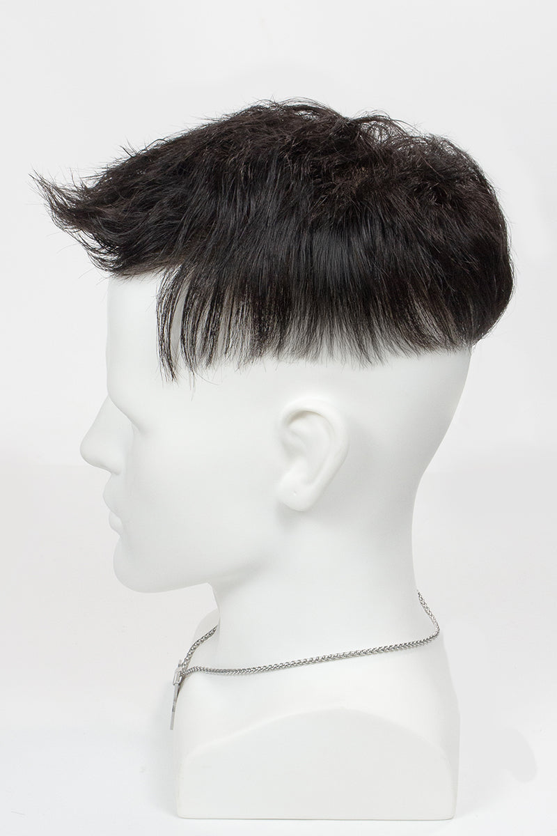 Alison Pre-Cut Men's Hairstyle Jet Black #1