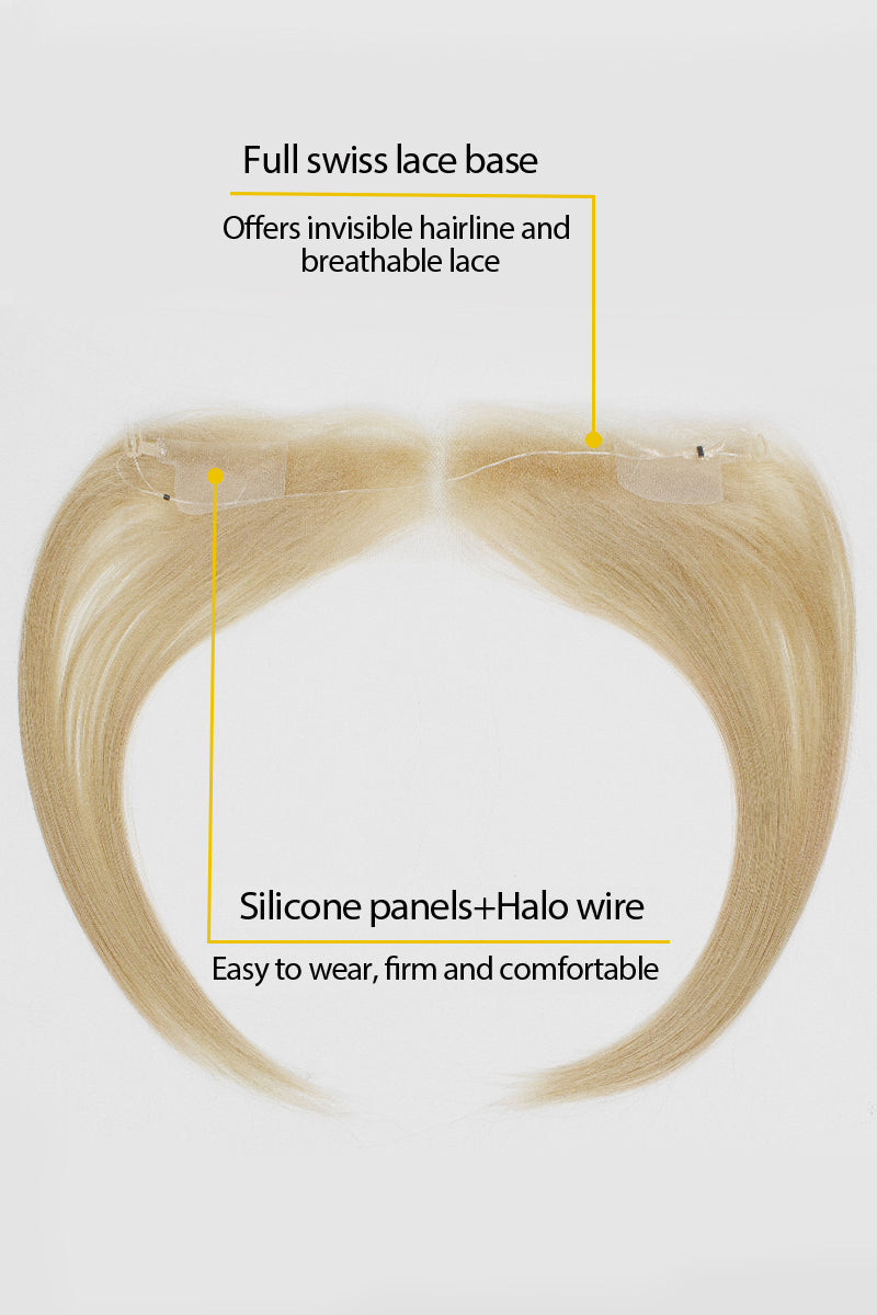Lumi Hairline Topper: Breathable Lace | Halo Wire |Dark Blonde #27