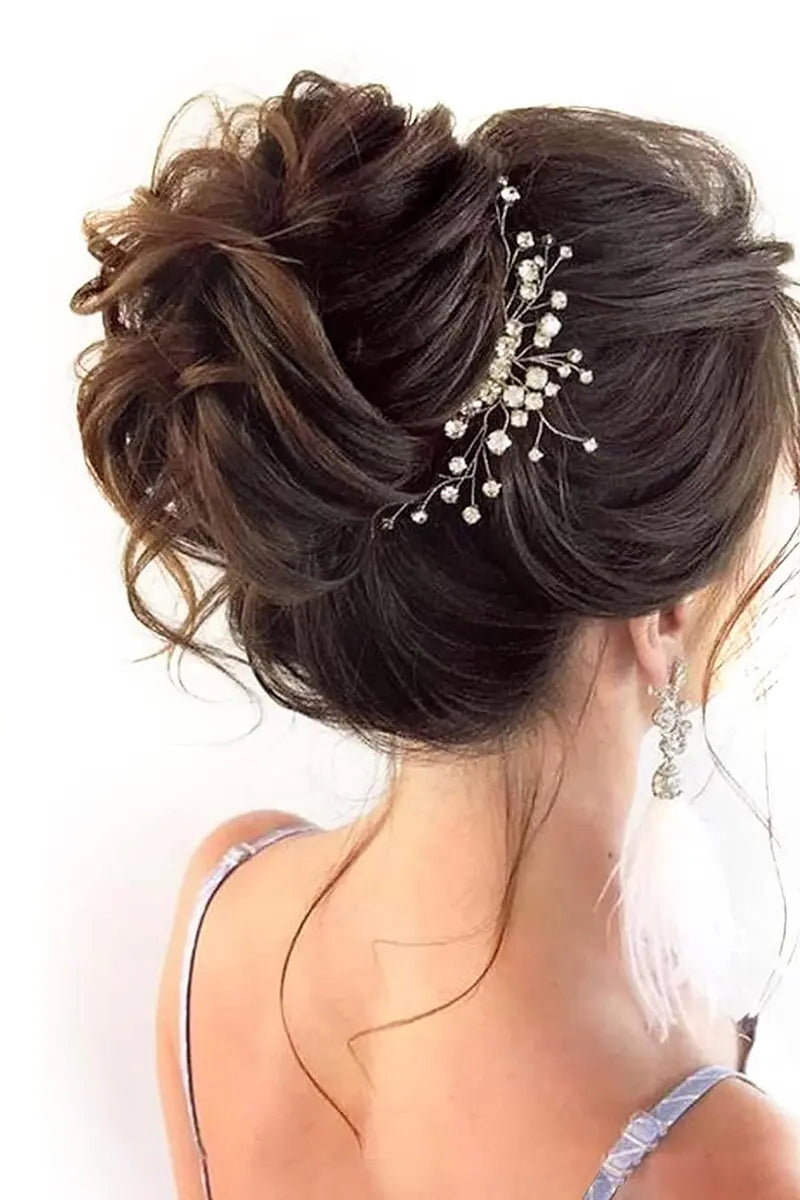 Messy Bun Hair Piece Chocolate Brown #3