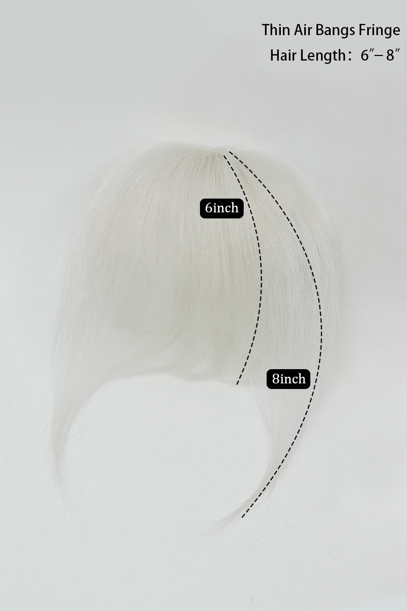 Artisan Handcrafted Human Hair Fringe