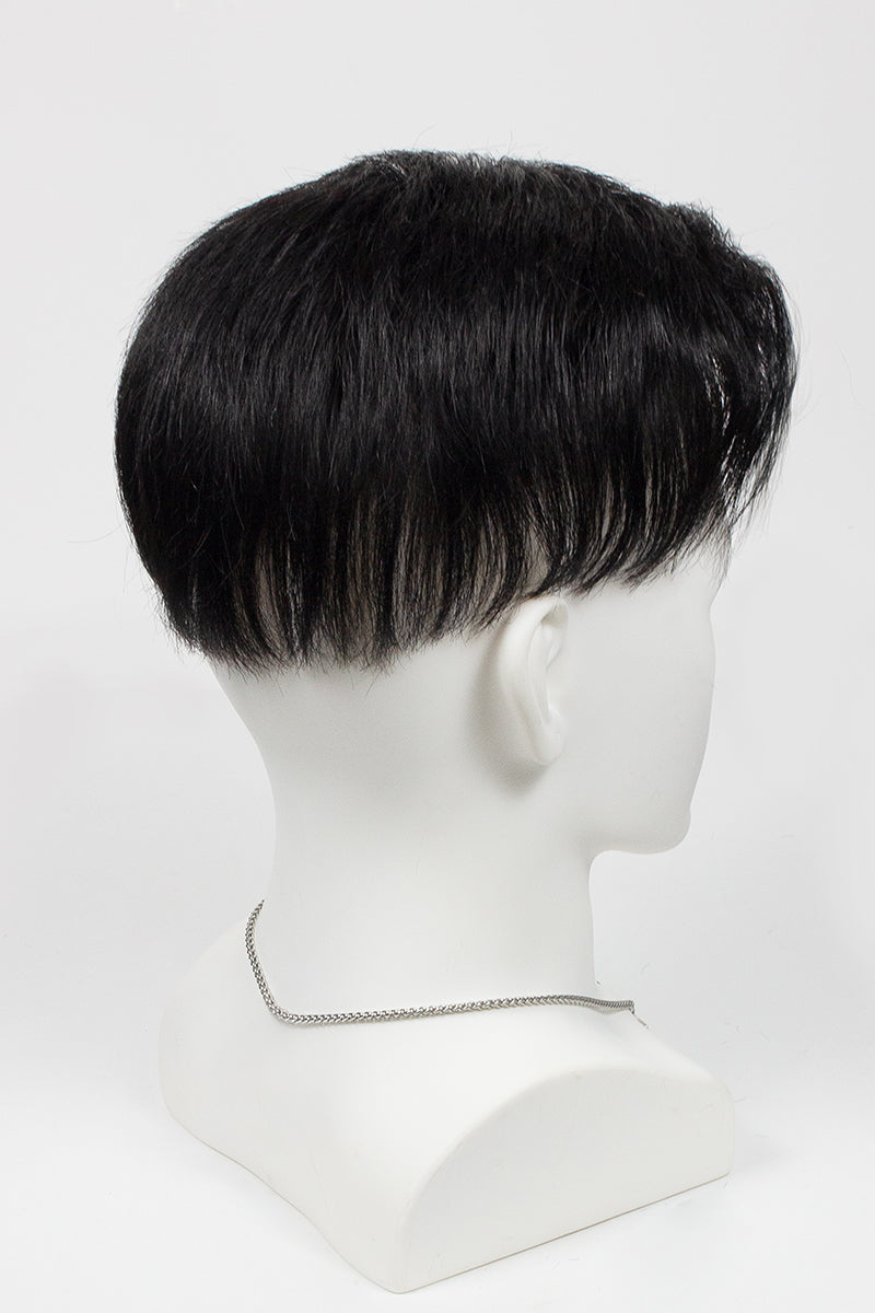 Philip Men's Hairpiece Hairstyle Jet Black #1