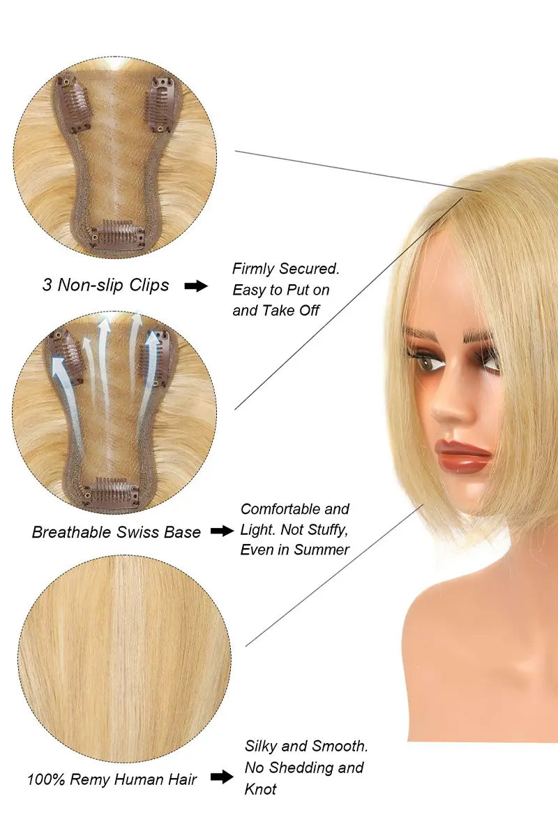 Aria Handmade Human Hair Topper