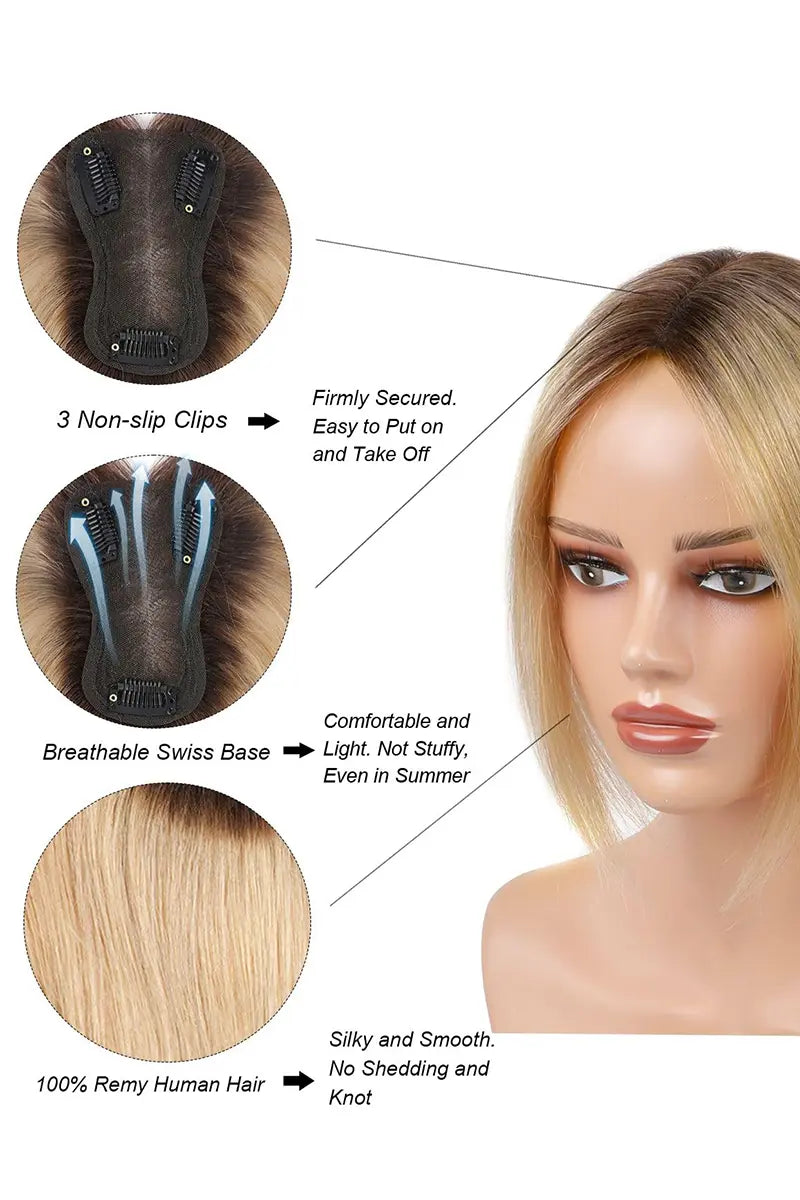 Aria Handmade Human Hair Topper