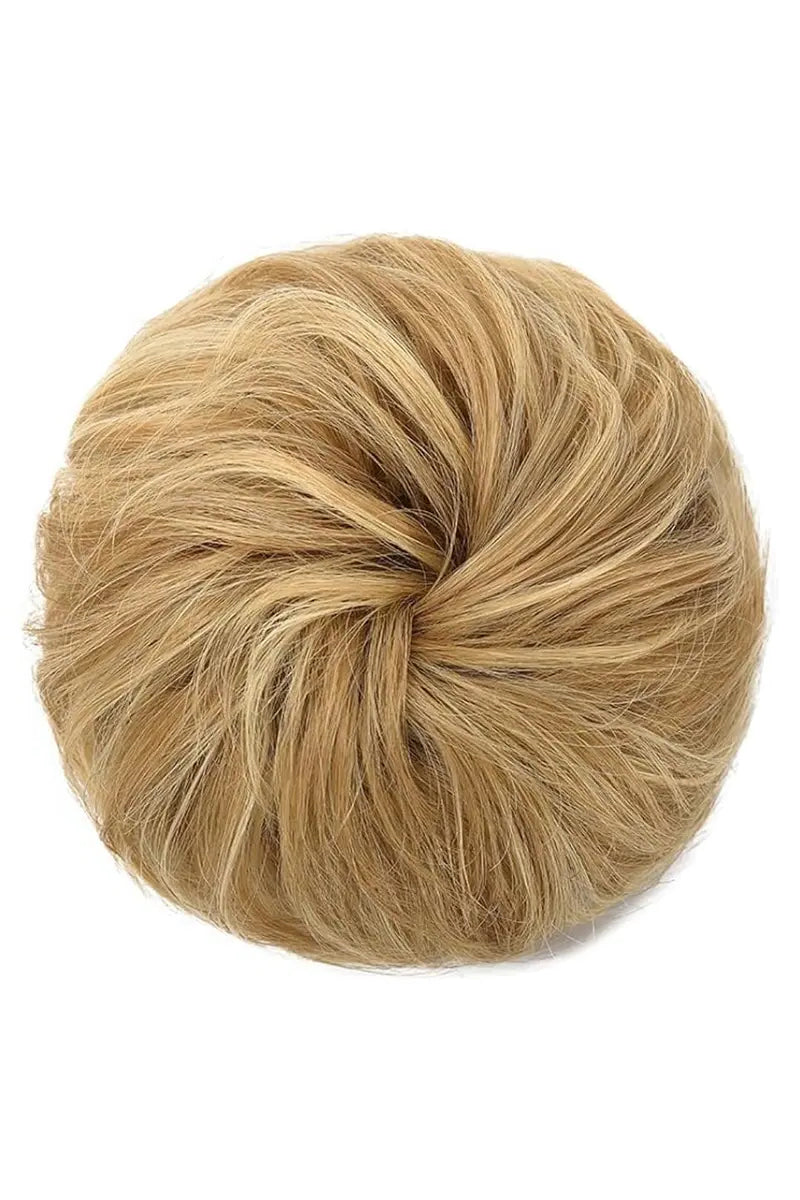 Messy Bun Hair Piece Medium golden blonde #10/16