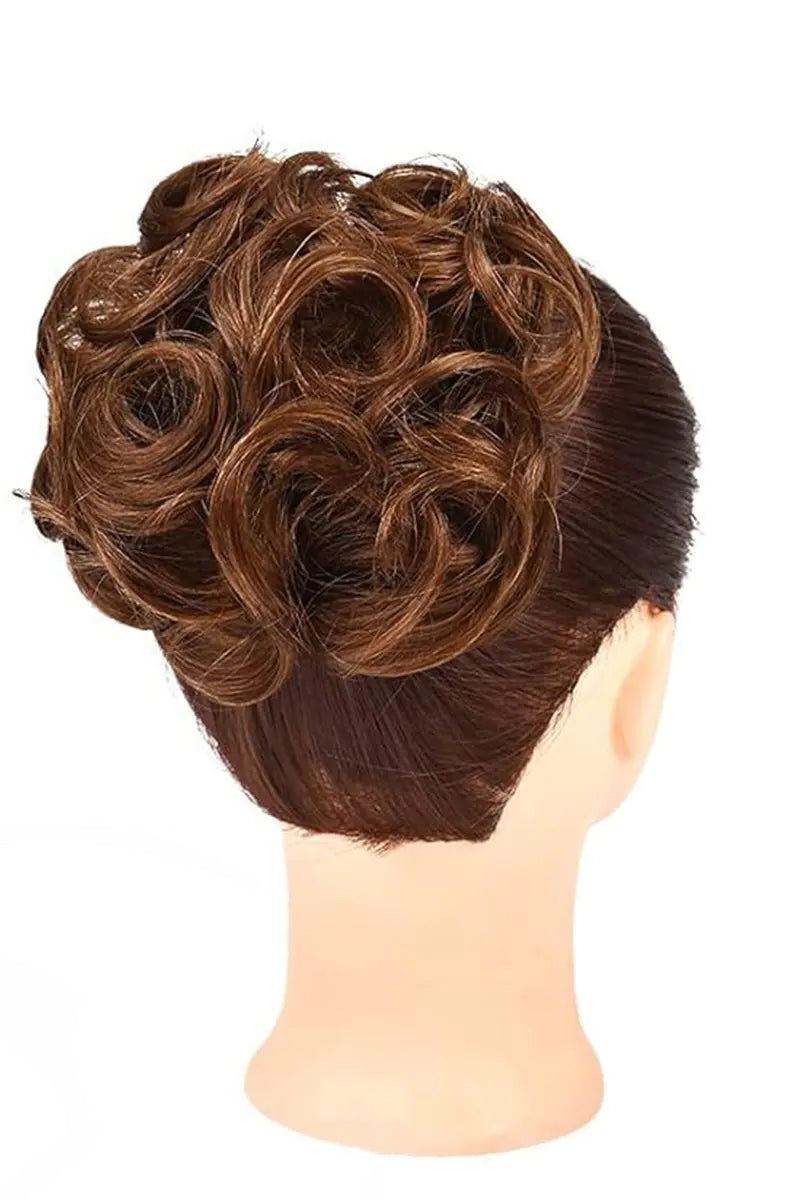 Messy Bun Hair Piece Copper Red #33