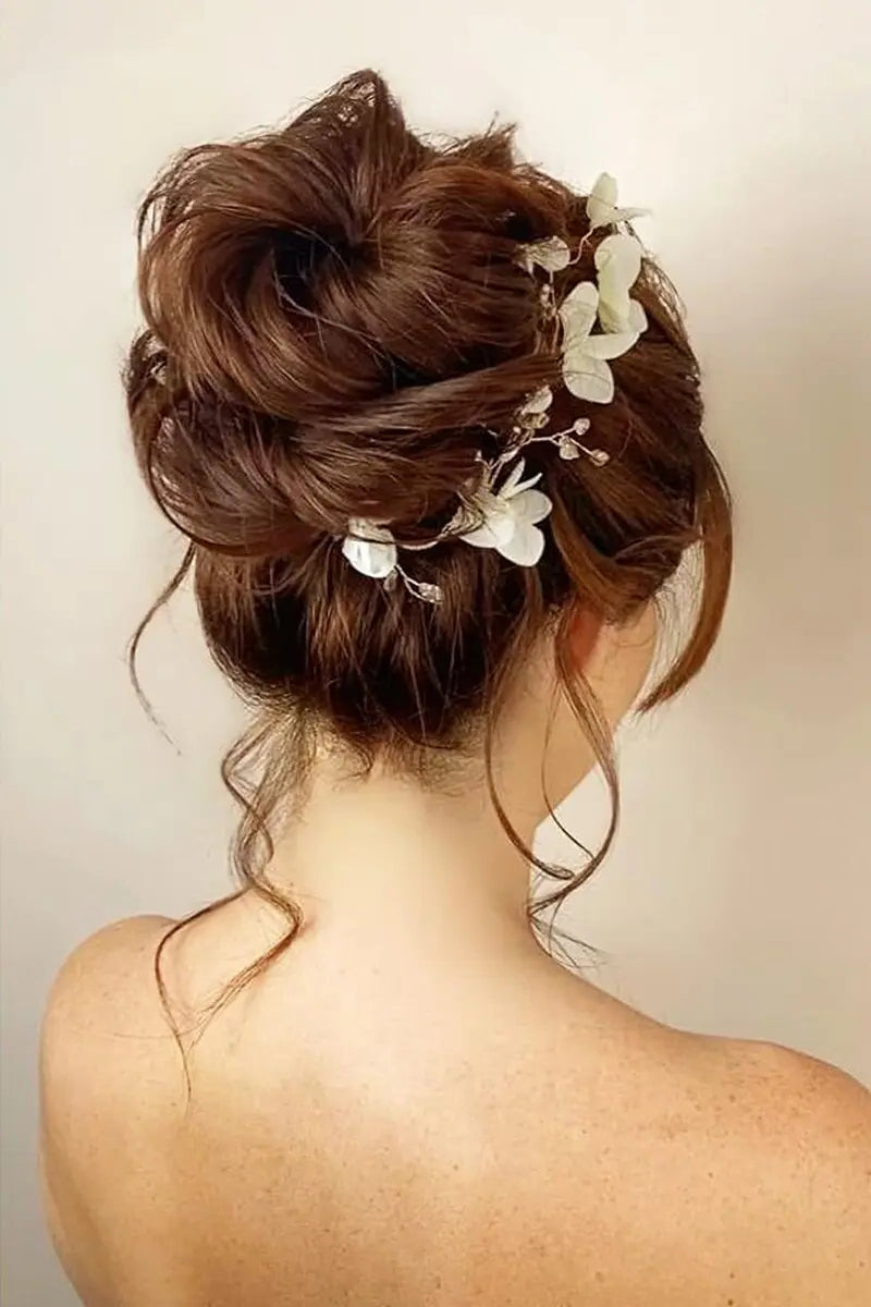 Messy Bun Hair Piece Copper Red #33