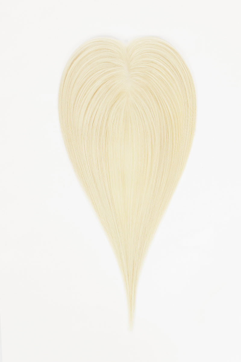 Volumateur Aria fait main en cheveux humains, blond très clair #613