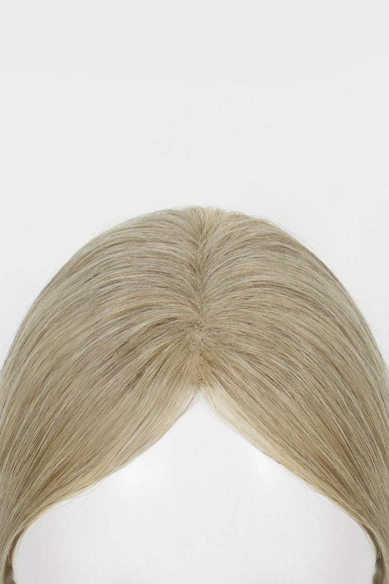 Aria Handmade Human Hair Topper Ombre Beige Blonde #M616