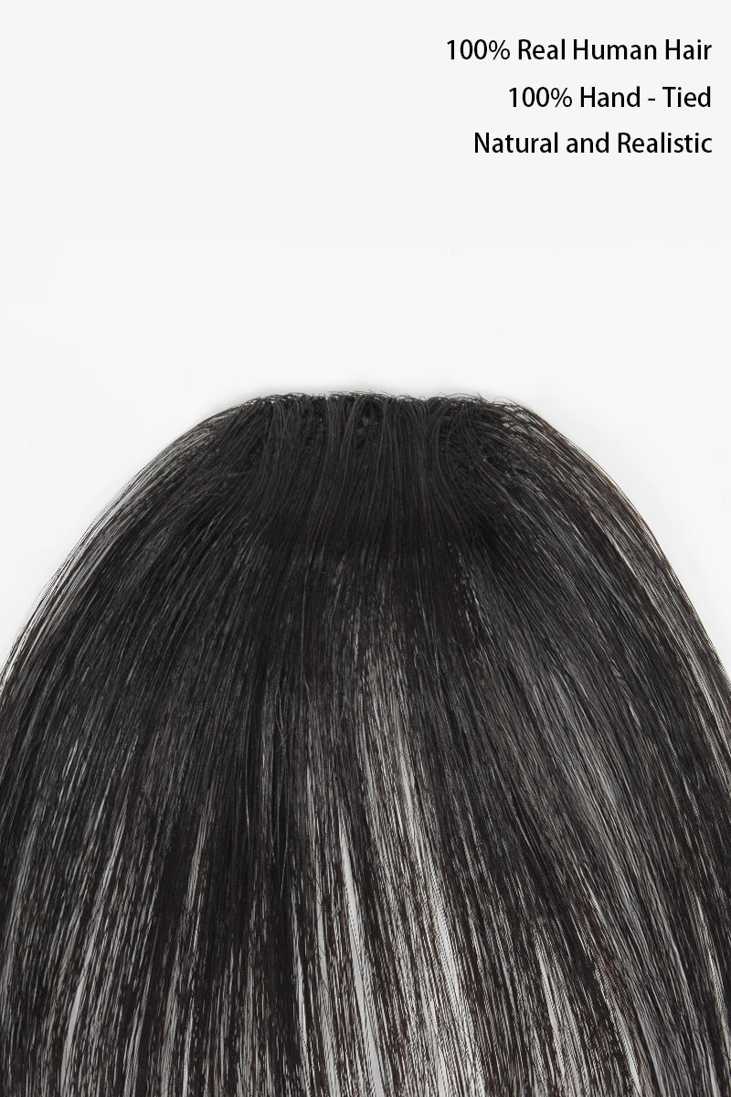 Frange artisanale faite main en cheveux humains