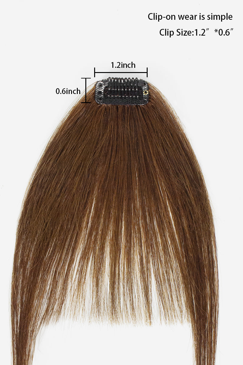 Frange artisanale faite main en cheveux humains