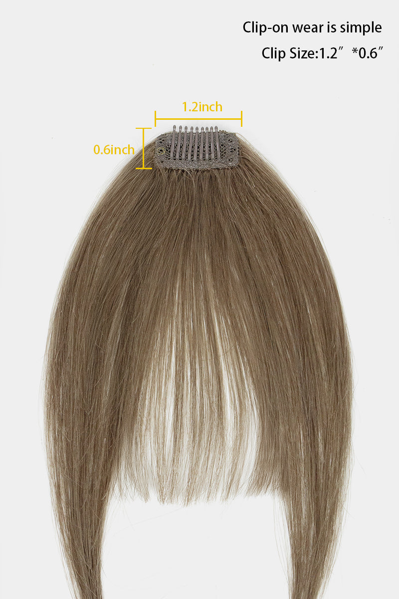 Frange artisanale faite main en cheveux humains