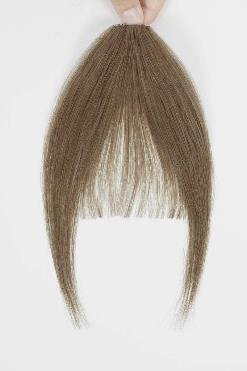 Frange artisanale faite main en cheveux humains