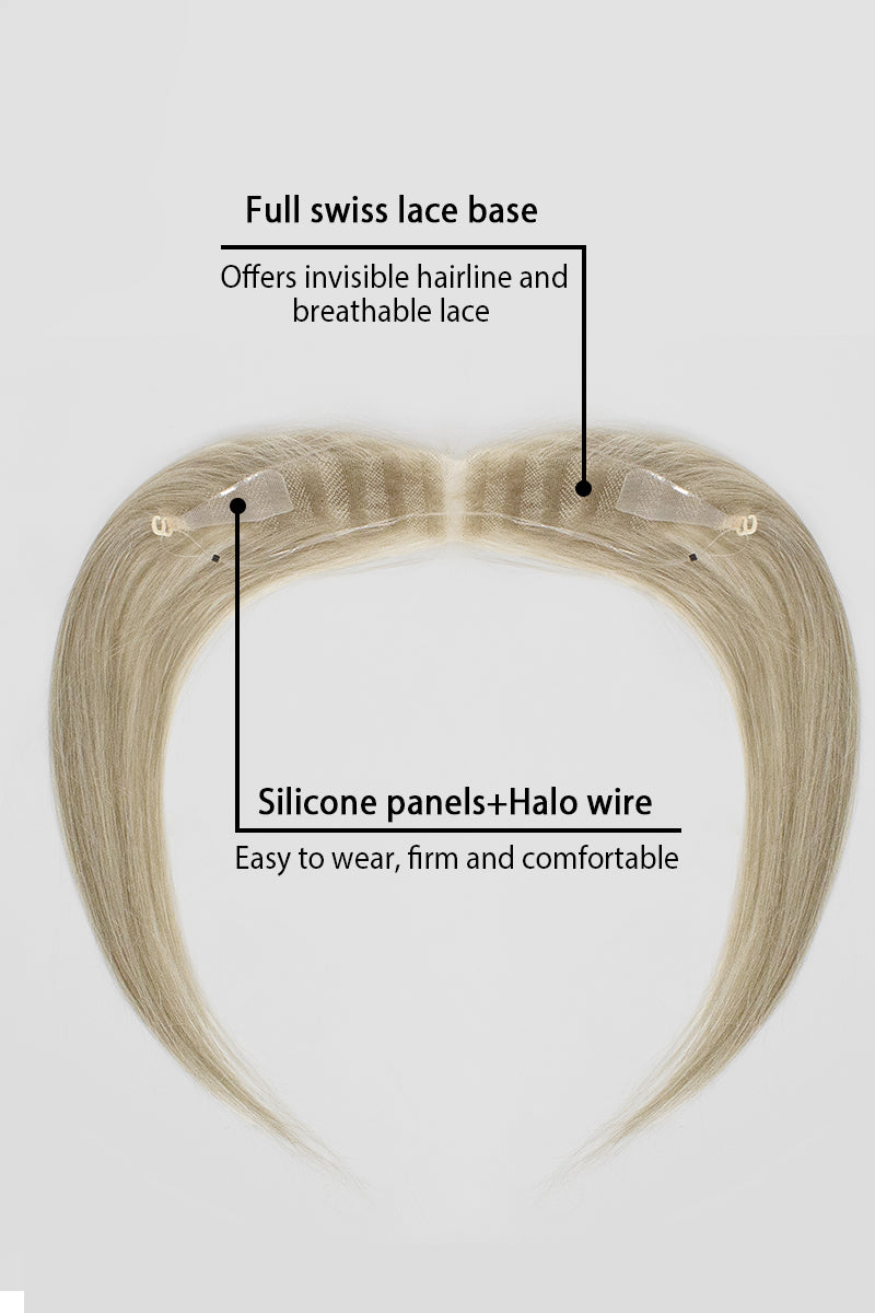 Lumi Hairline Topper: Breathable Lace | Halo Wire |Natural Look Dimension Diamond #FV