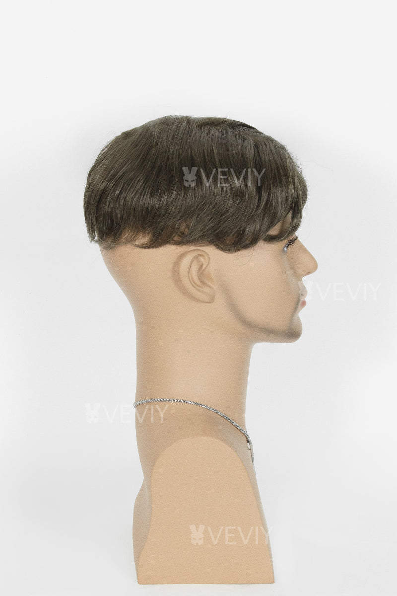 Coiffure pour homme Jared pré-coupée, brun moyen foncé n° 4
