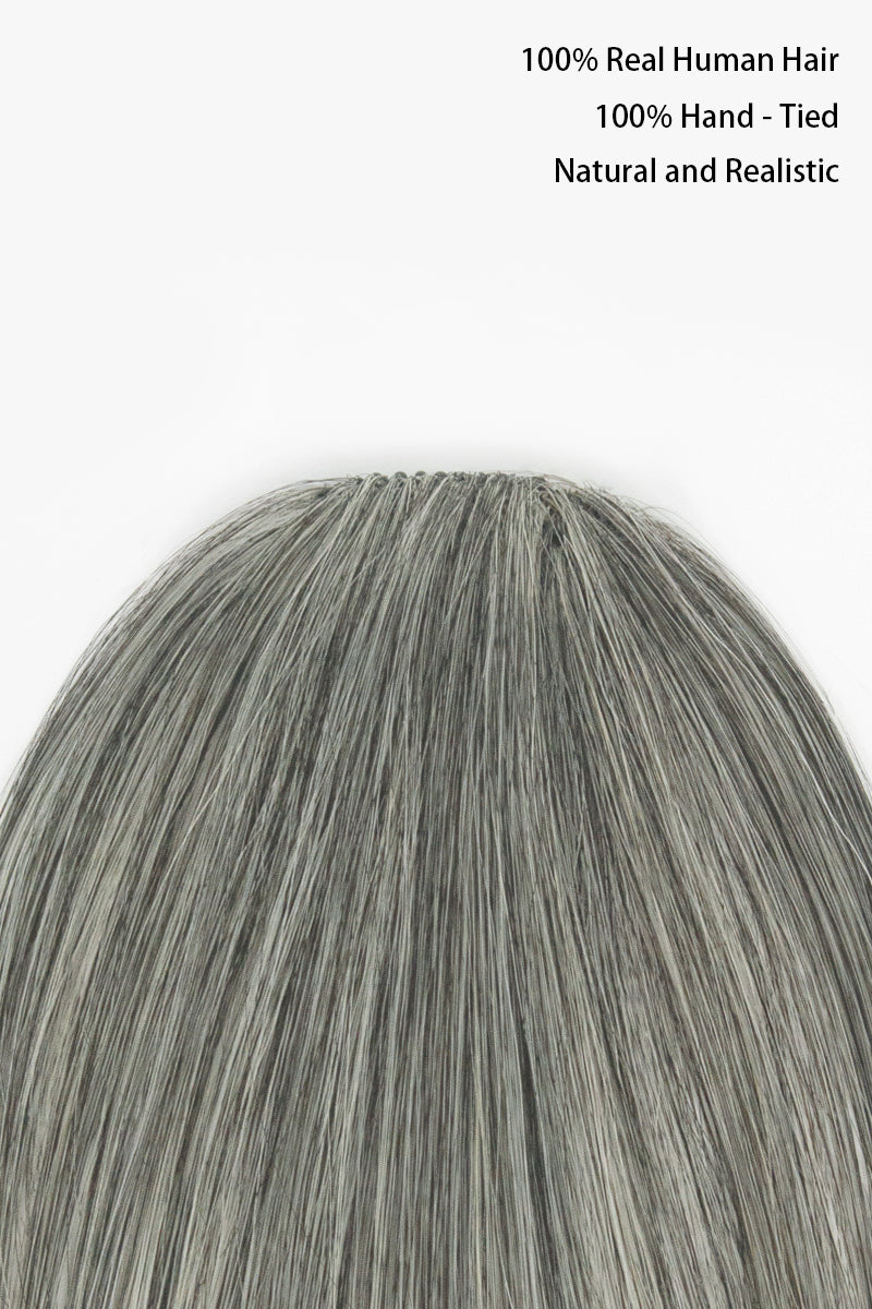 Frange artisanale faite main en cheveux humains