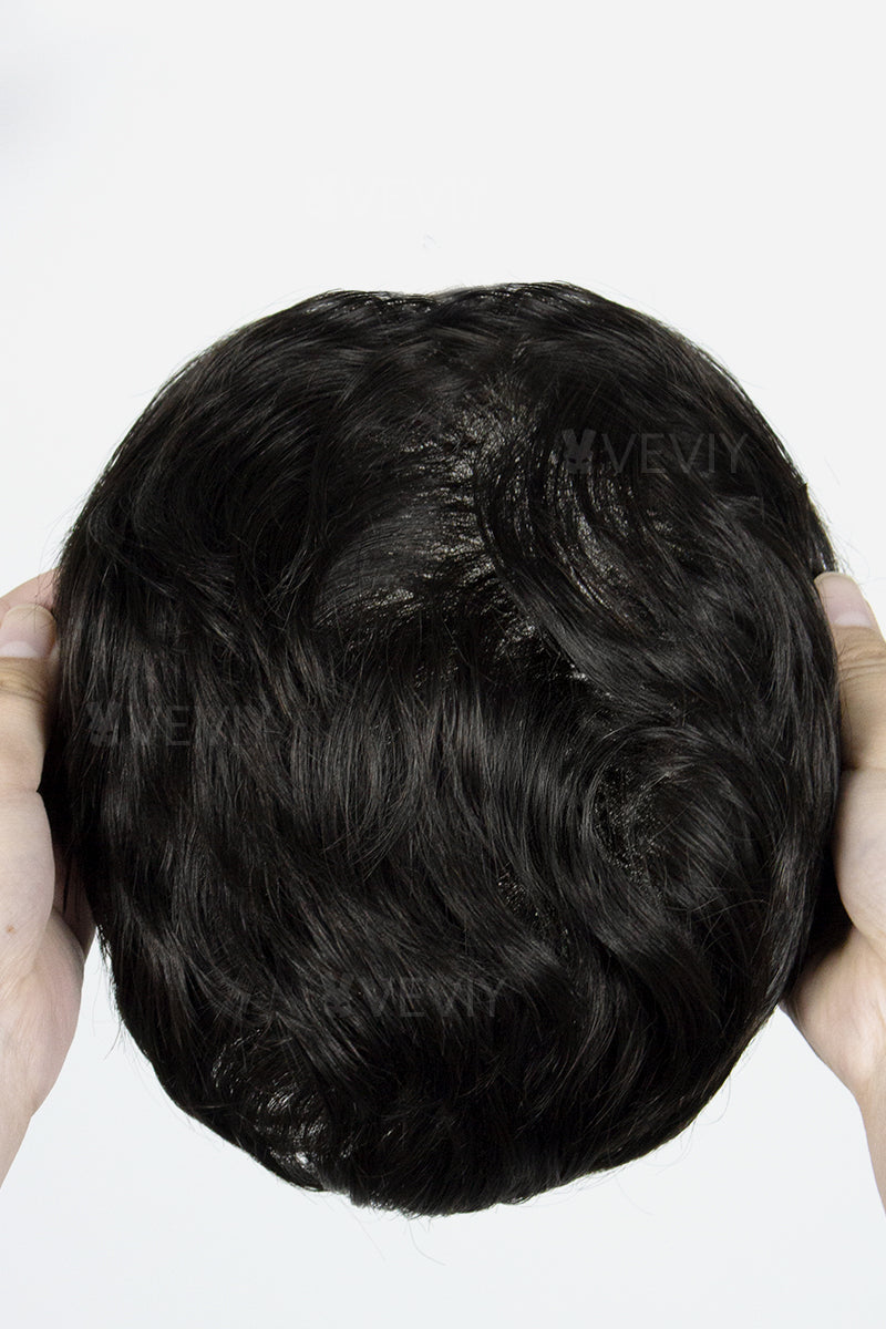 Marcus Pre-Cut Men's Hairstyle Off Black #1B