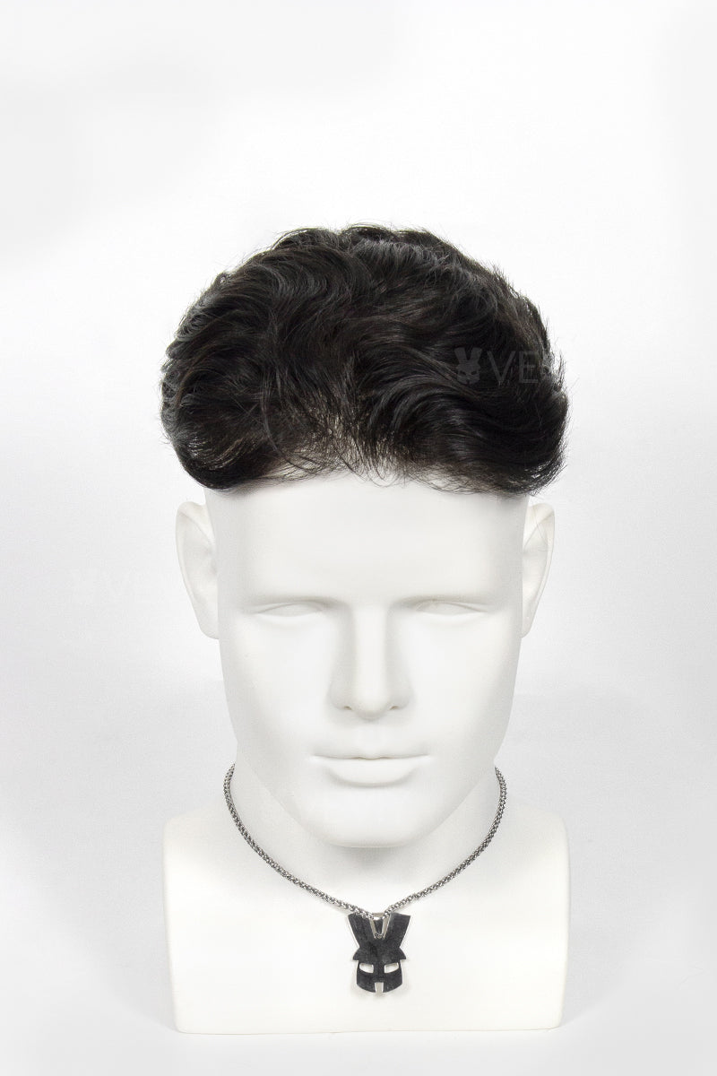 Marcus Pre-Cut Men's Hairstyle Off Black #1B