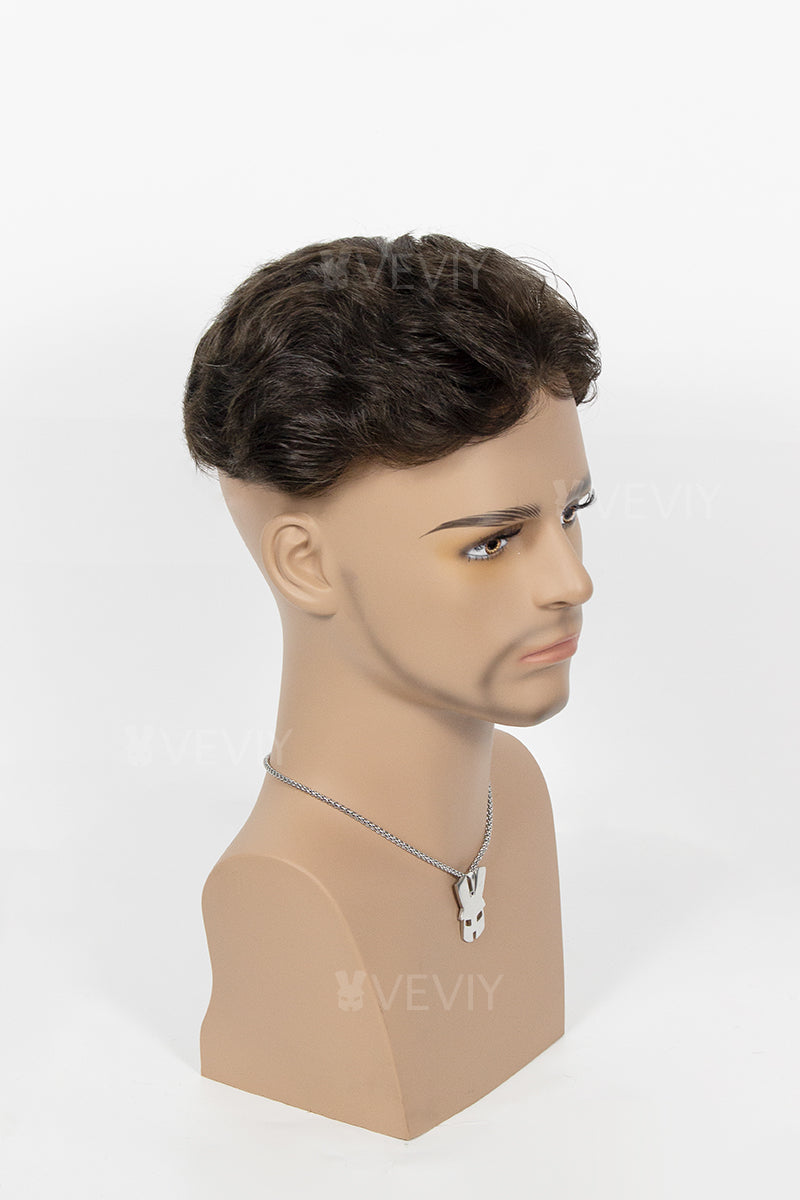 Marcus Pre-Cut Men's Hairstyle Dark Brown #2