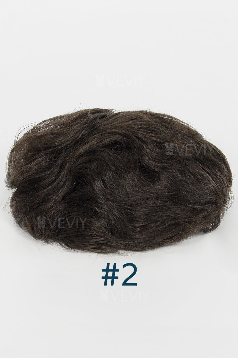 Alison Pre-Cut Men's Hairstyle Dark Brown #2