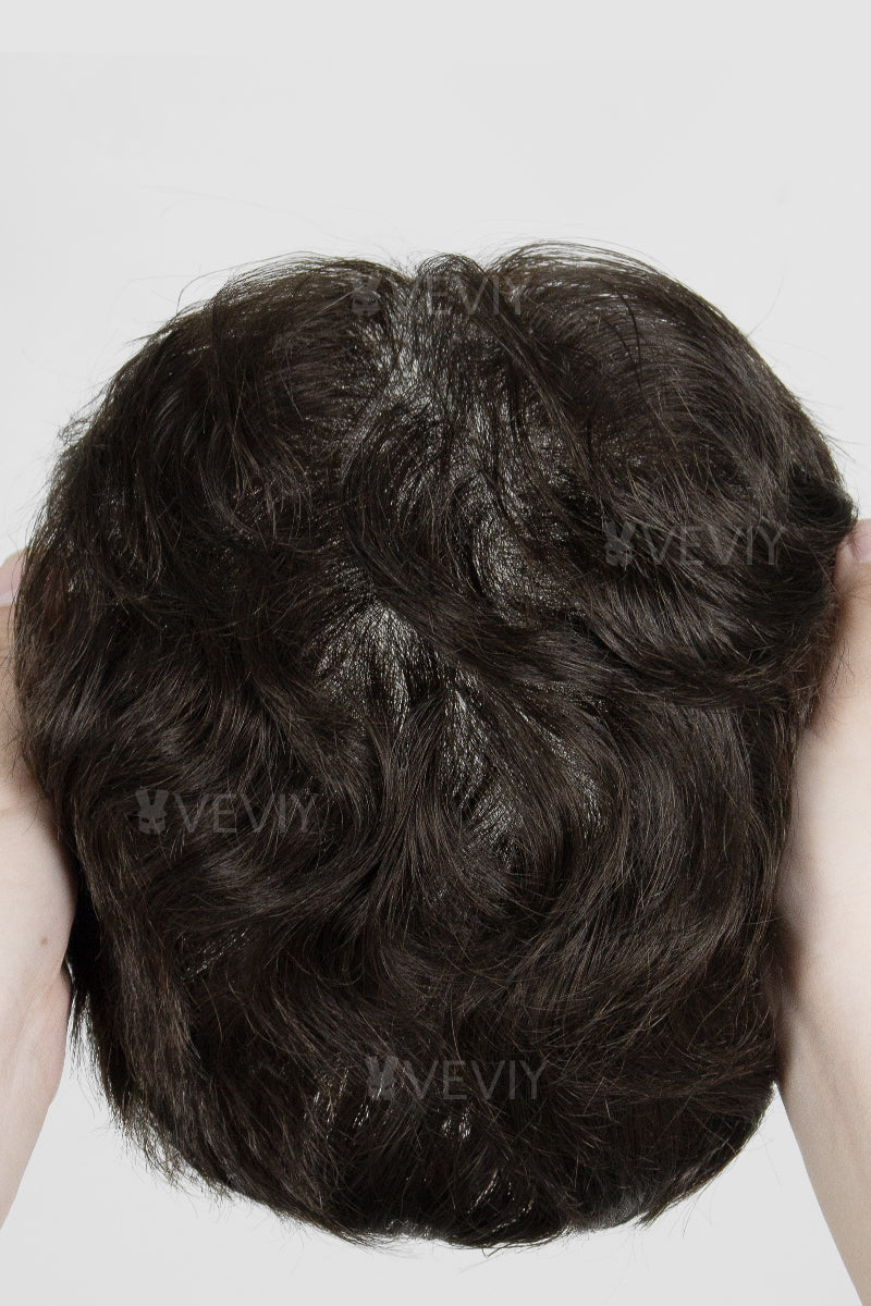 Marcus Pre-Cut Men's Hairstyle Dark Brown #2