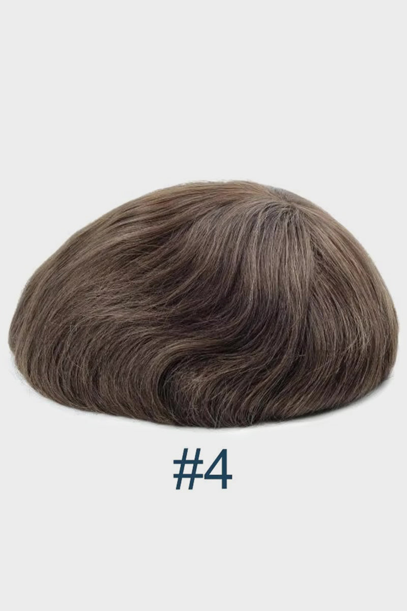 Alison Pre-Cut Men's Hairstyle Medium-Dark Brown #4