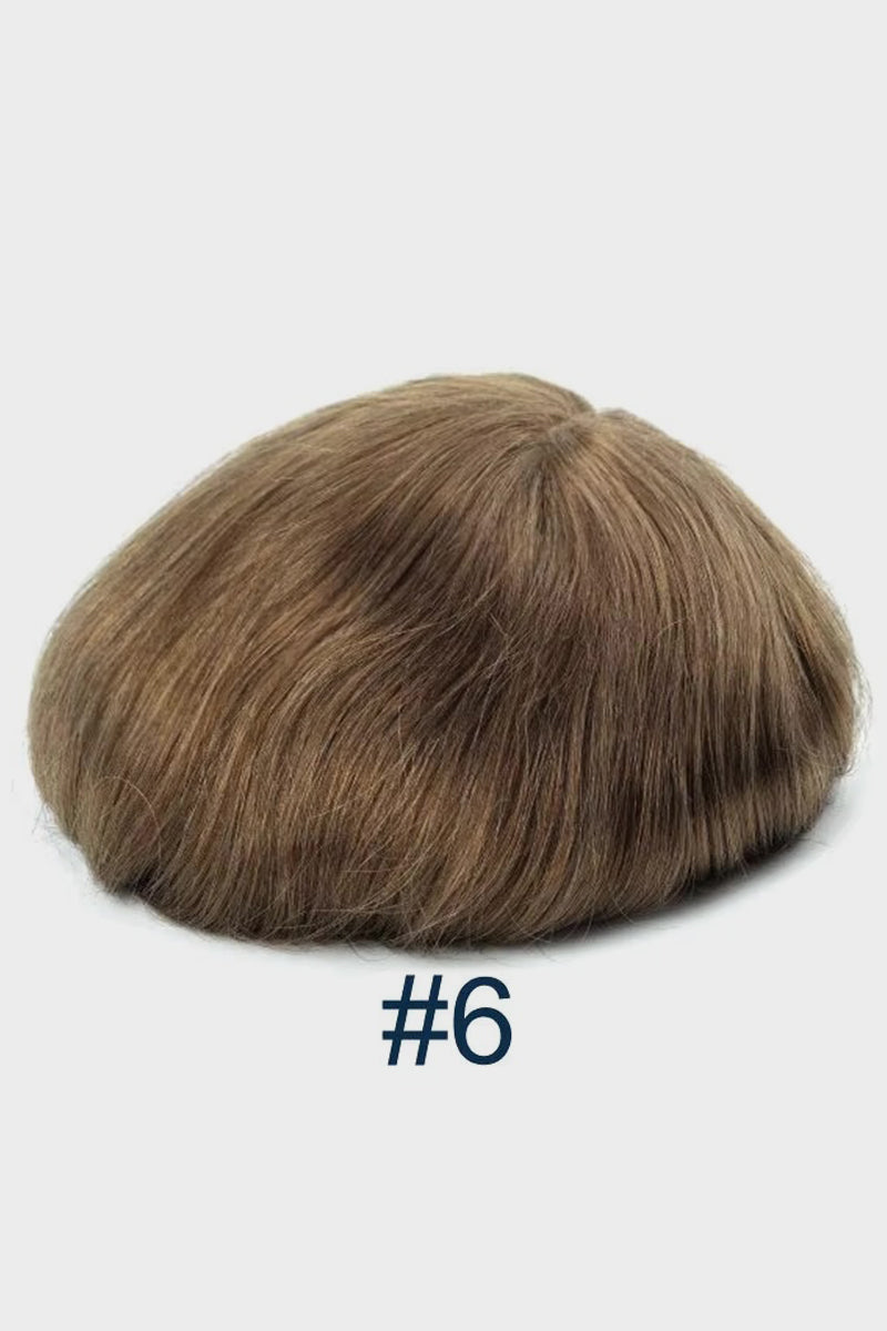 Alison Pre-Cut Men's Hairstyle Medium-Light Brown #6