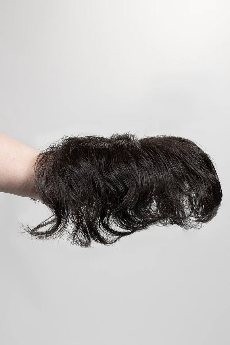Jared Pre-Cut Men's Hairstyle Medium-Dark Brown blended with 10% Grey #410