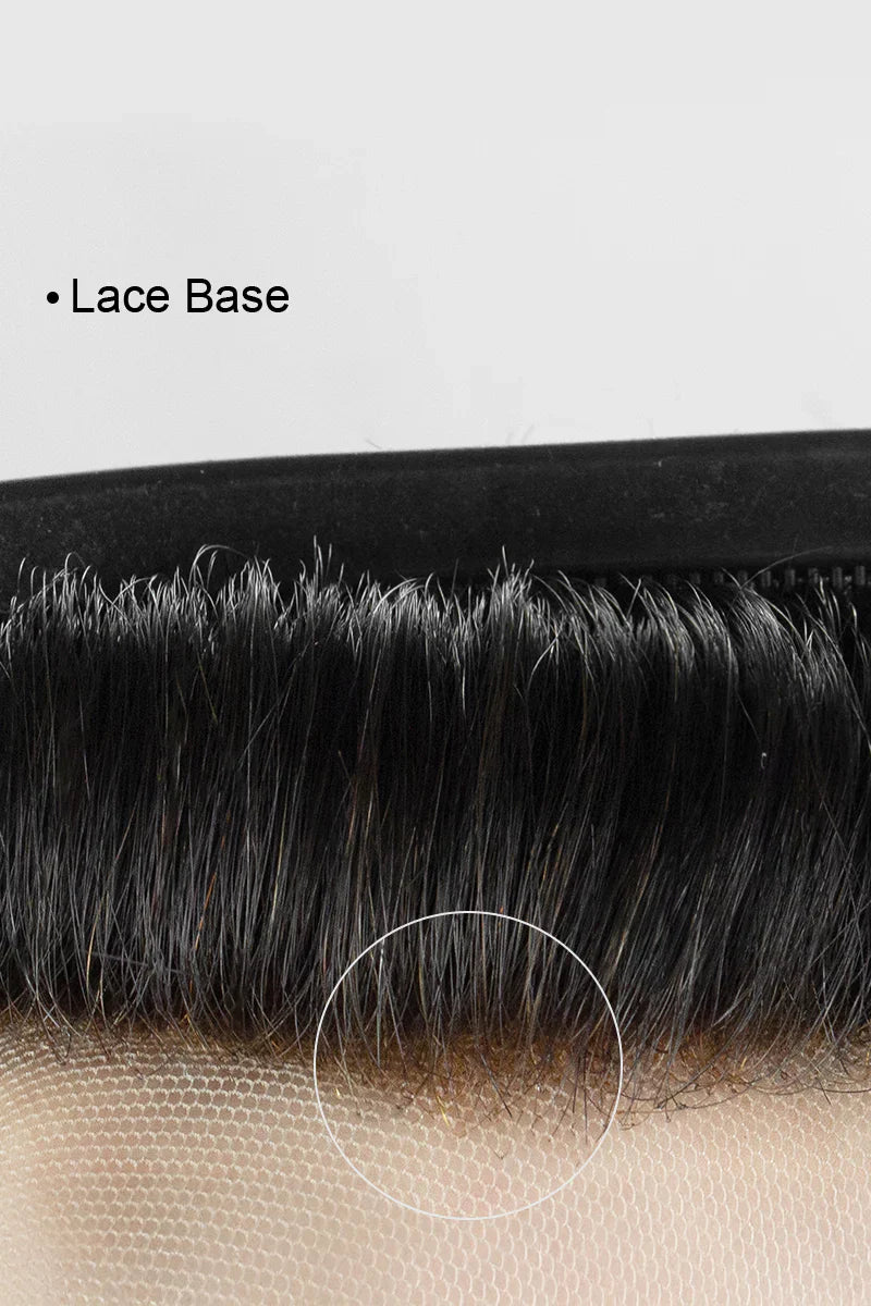 Victor Pre-Cut Men's Hairstyle Medium Brown blended with 80% Grey #580