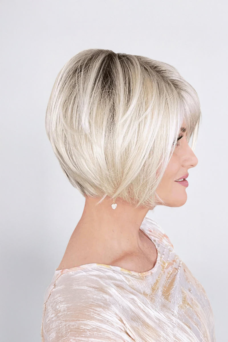 Roxie Glueless Human Hair Bob Wig Custom Color