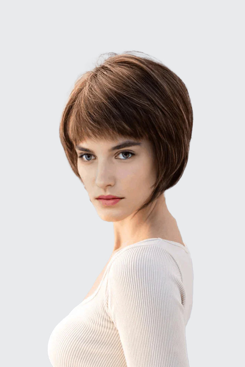 Riven Straight Bob Wig Glueless Real Human Hair