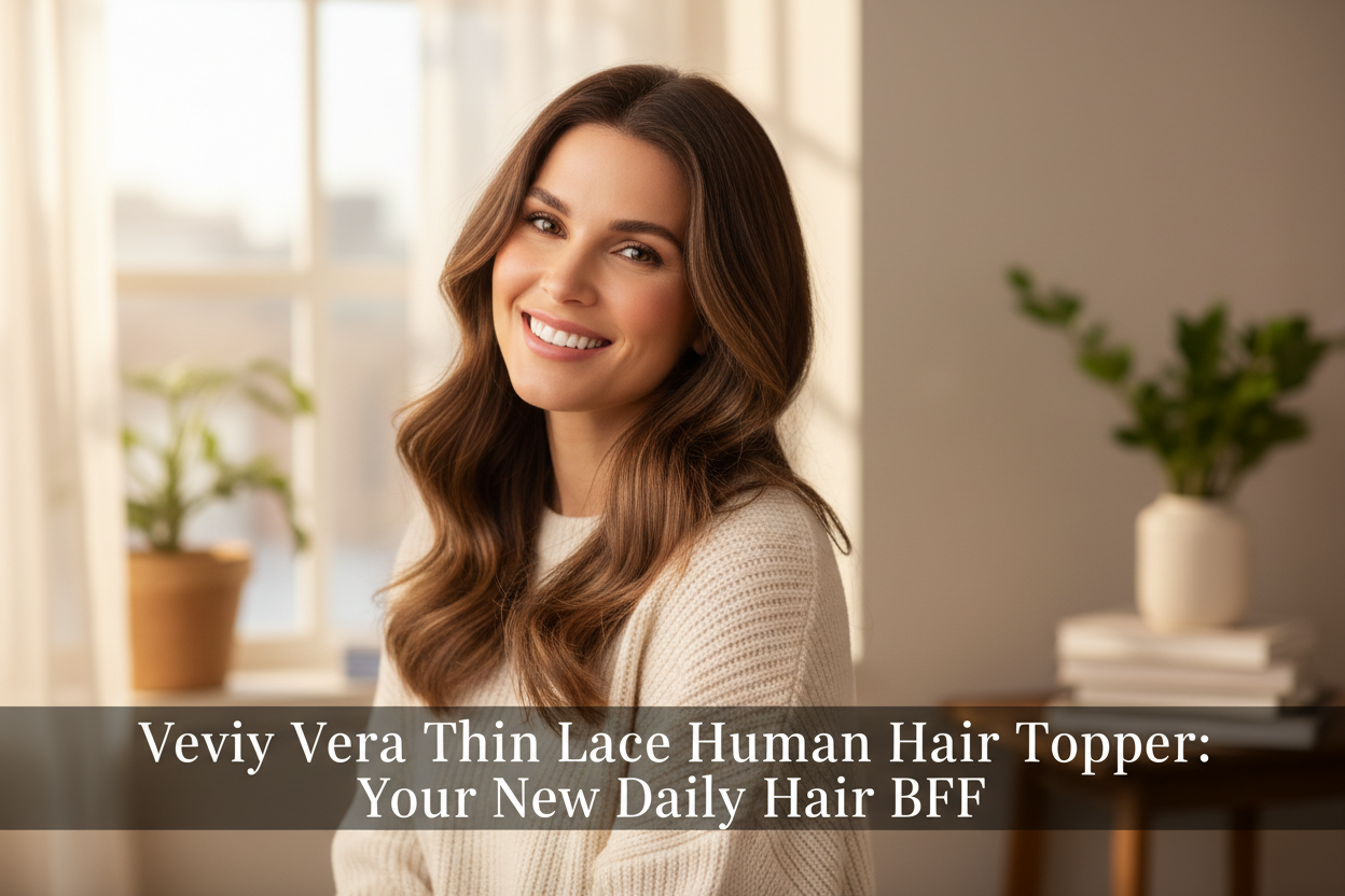 Veviy Vera Thin Lace Human Hair Topper: Your New Daily Hair BFF