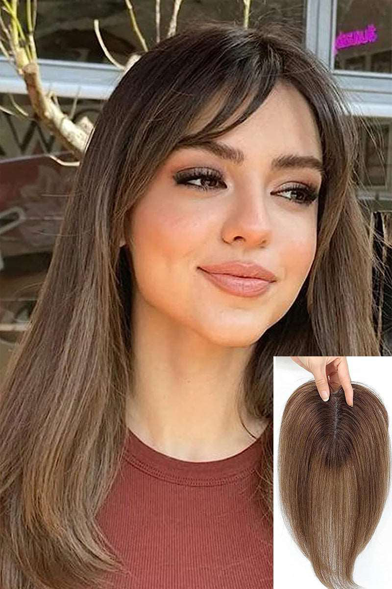 Aria Human Hair Topper for Hair Loss Solutions Custom Order