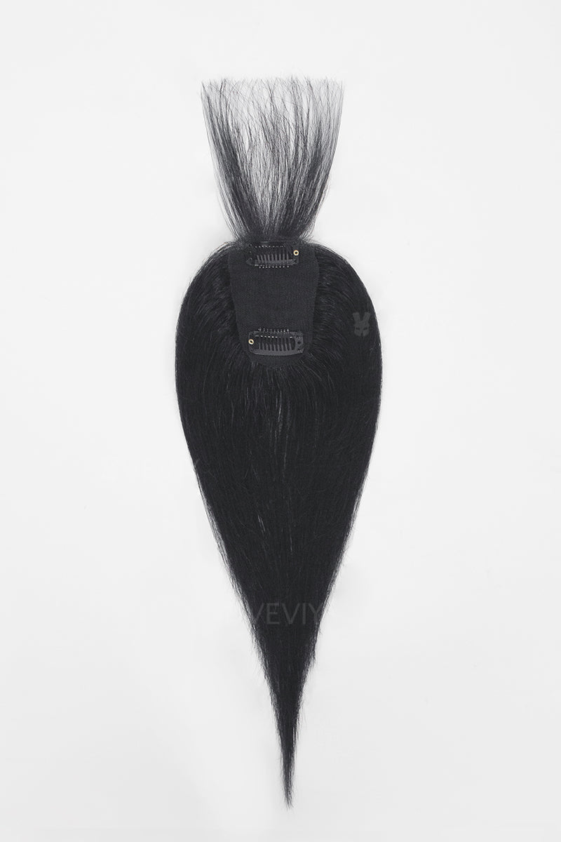 Vera Thin Breathable Lace Human Hair Topper with Bangs