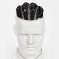 Marlon Men's Hairpiece Hairstyle Jet Black #1