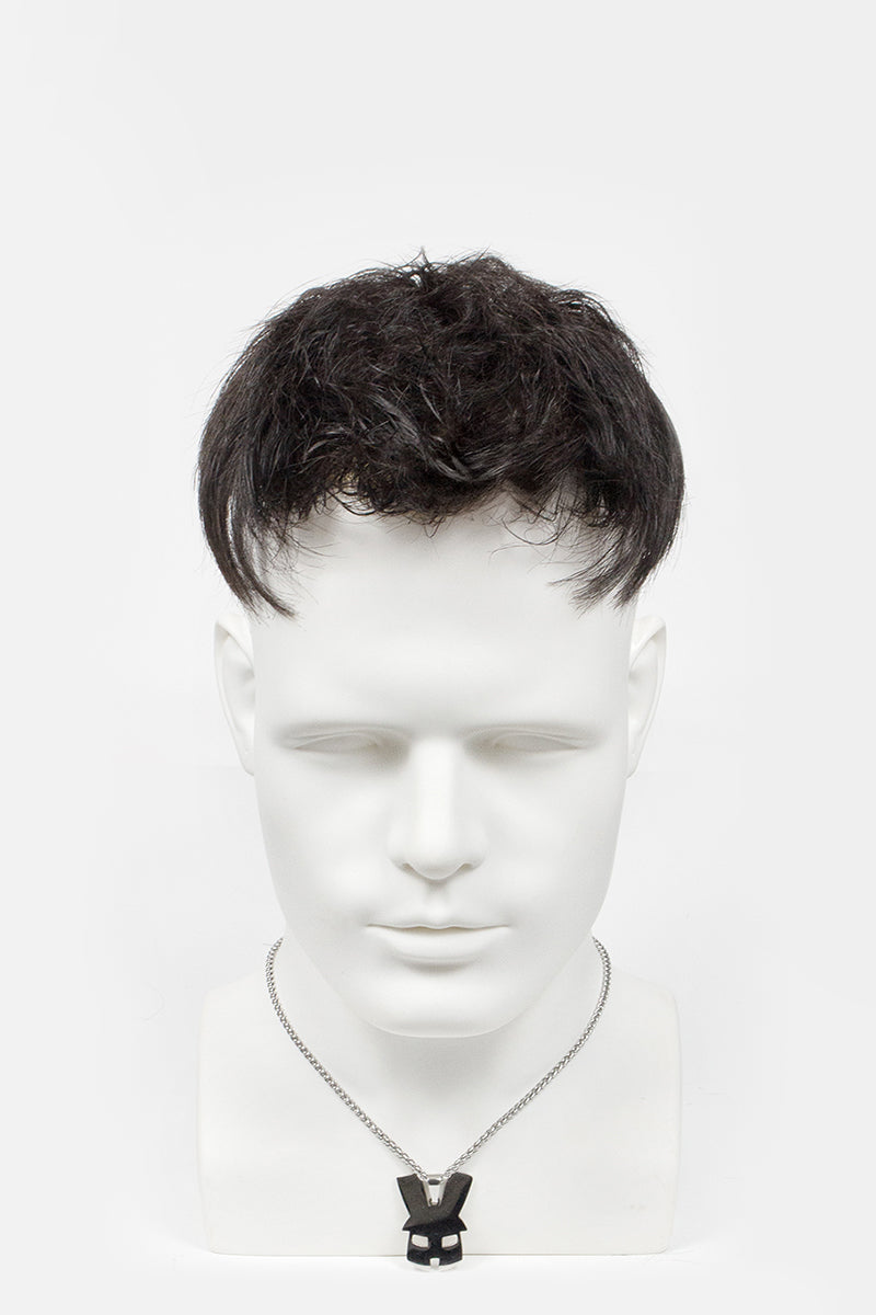Alison Pre-Cut Men's  Hairstyle Jet Black #1