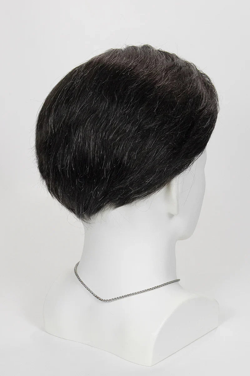 Victor Pre-Cut Men's  Hairstyle Dark Brown blended with 80% Grey #280