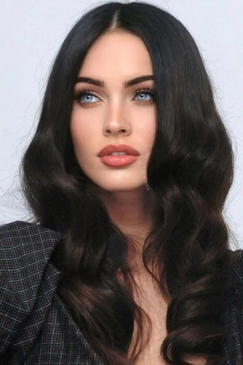 Aria Handmade Human Hair Topper Natural Black #1B