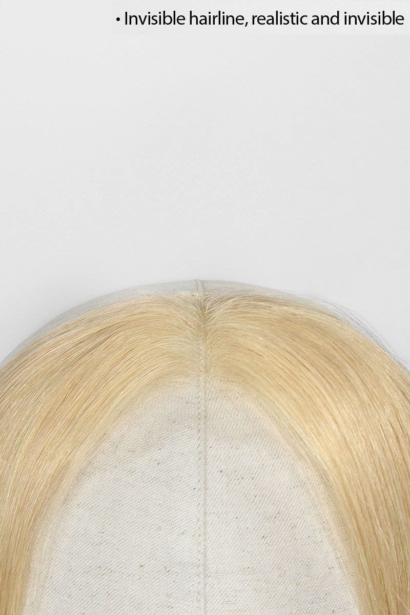 Lumi Hairline Topper: Breathable Lace | Halo Wire |Dark Blonde #27