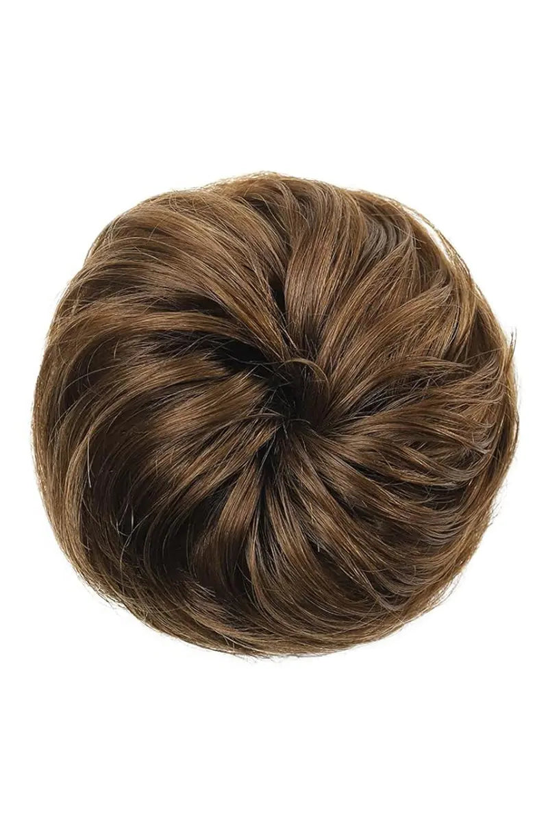 Messy Bun Hair Piece Medium Brown #4