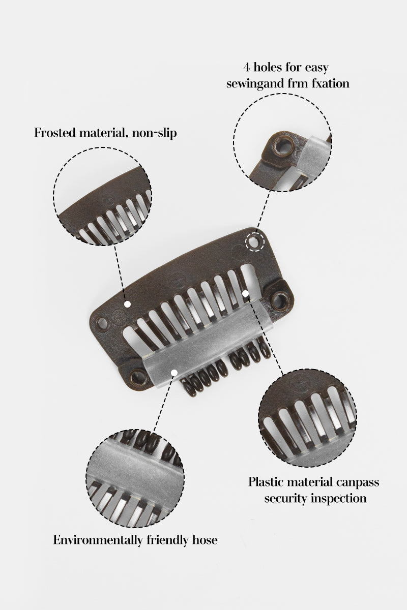 Veviy Metal-Free Travel Safe Hair Topper Clips