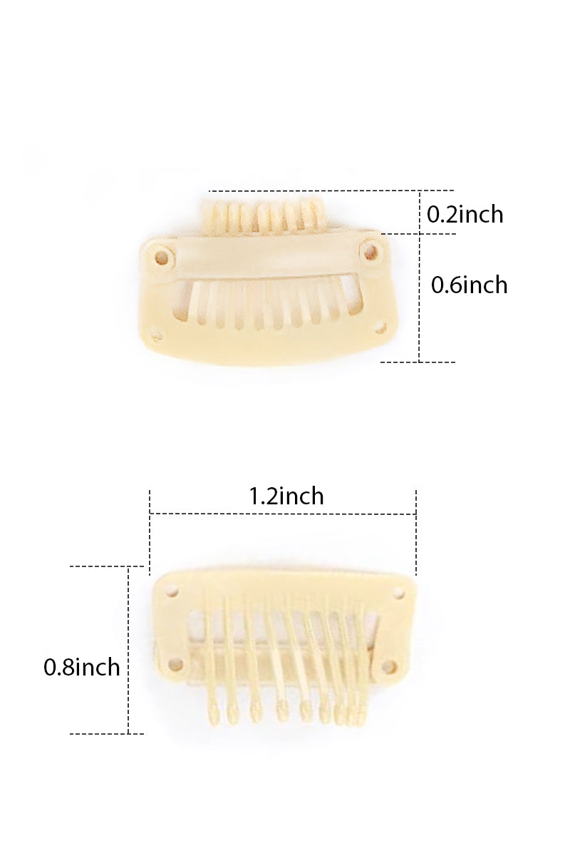 Veviy Metal-Free Travel Safe Hair Topper Clips