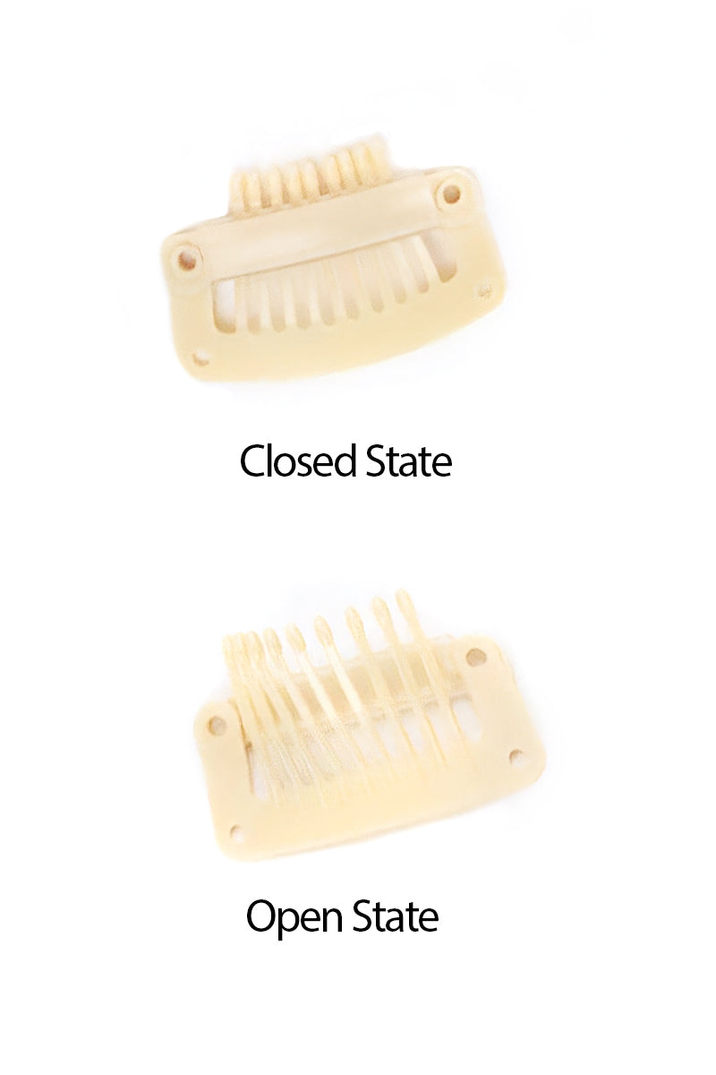 Veviy Metal-Free Travel Safe Hair Topper Clips