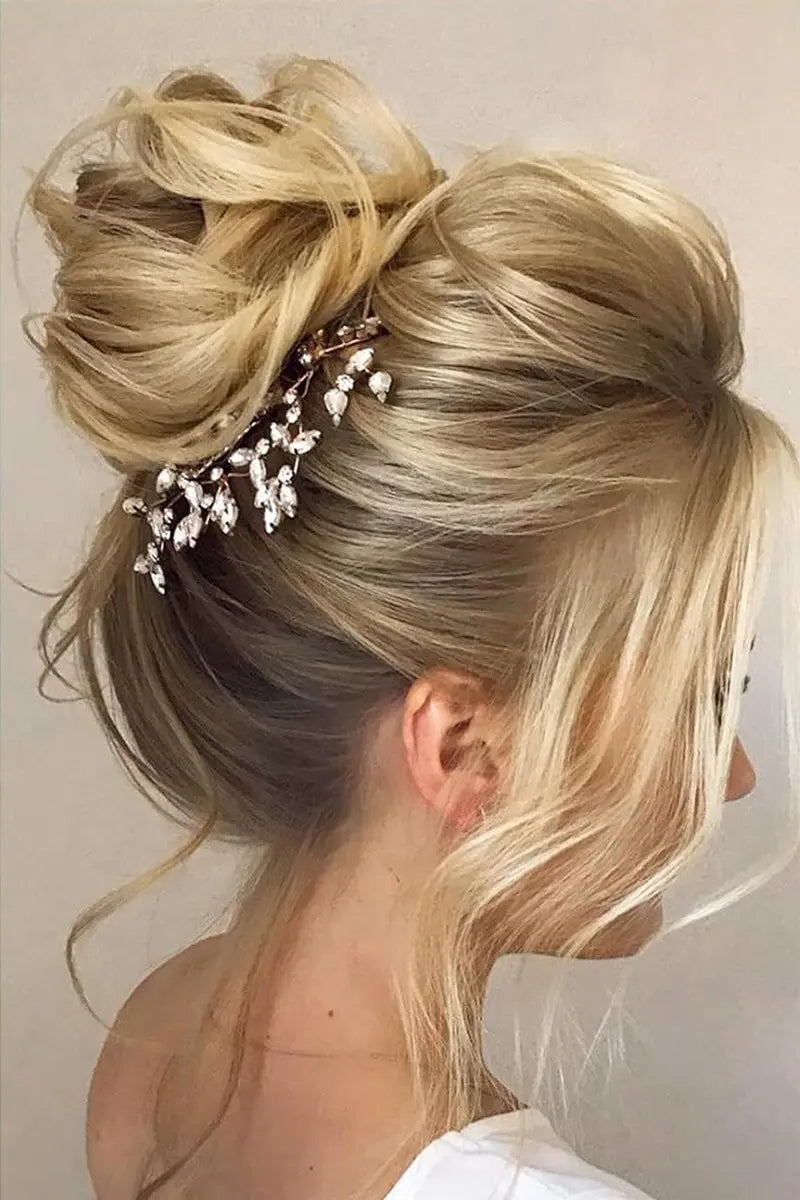 Messy Bun Hair Piece Medium golden blonde #10/16
