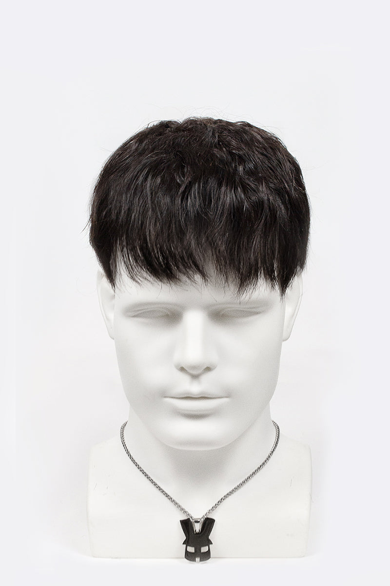 Patsy Pre-Cut Men's  Hairstyle Jet Black #1