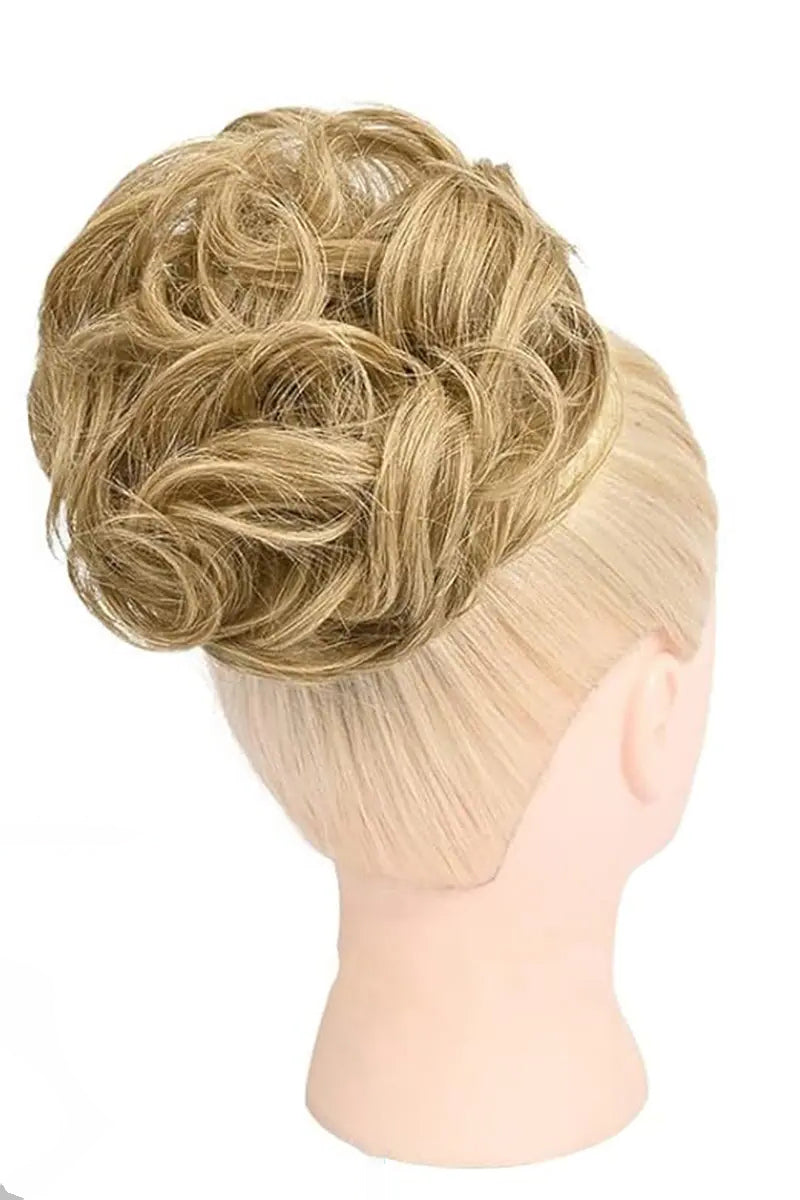 Messy Bun Hair Piece Dark Blonde #27