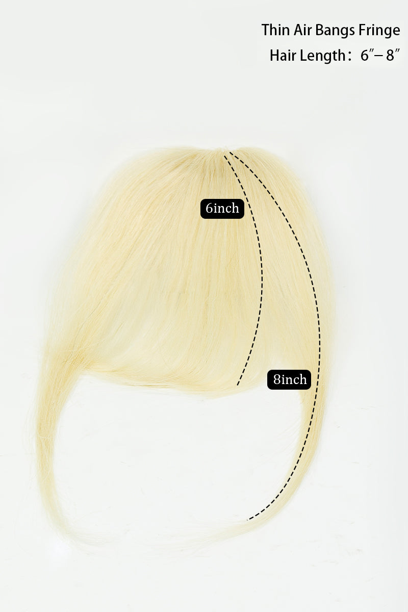 Artisan Handcrafted Human Hair Fringe