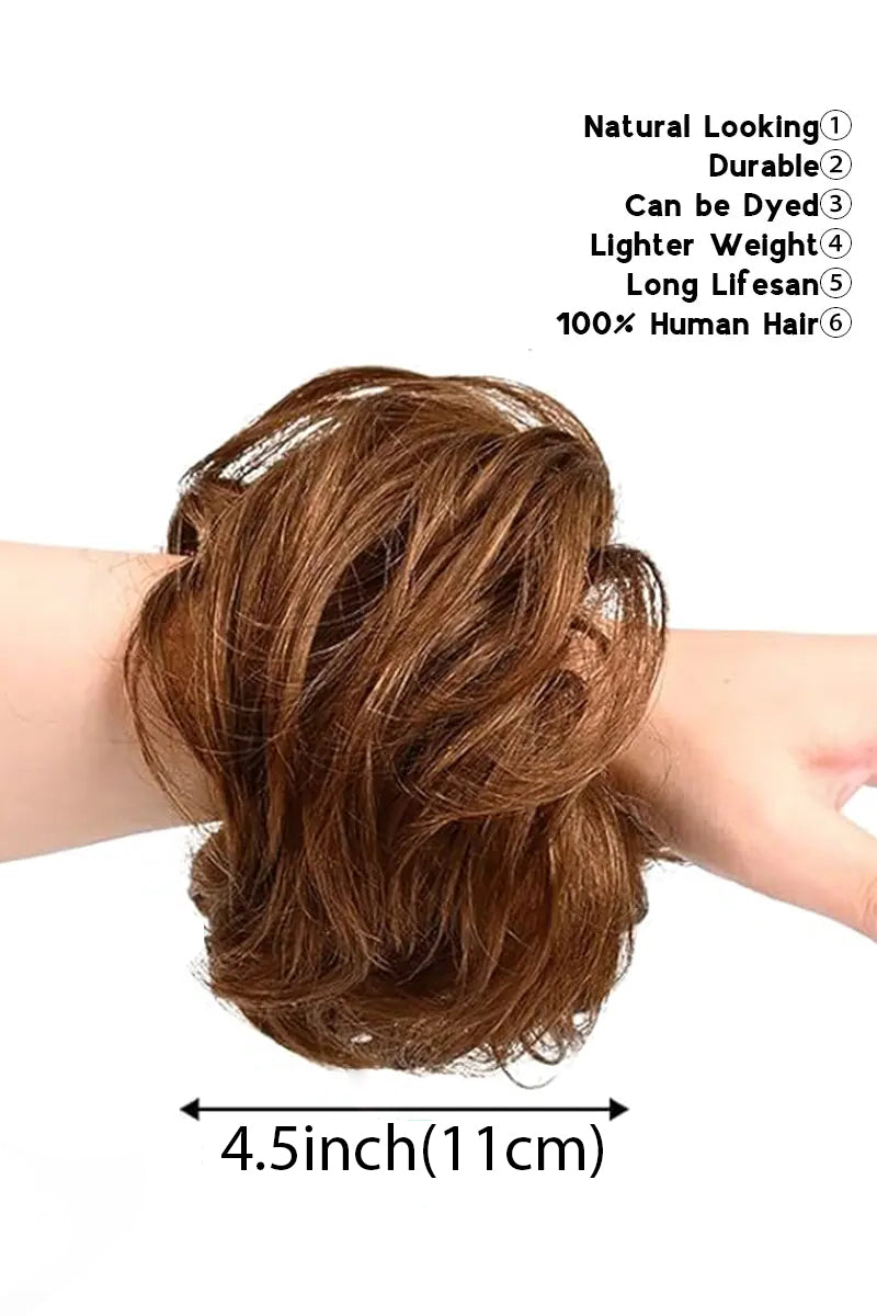 Messy Bun Hair Piece Copper Red #33