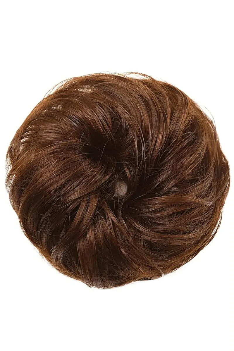 Messy Bun Hair Piece Copper Red #33